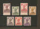 INDIA - JIND 1941 - 1943 VALUES TO 3a SG 138 - 141, 142a, 143, 144a  MINT NEVER HINGED Cat £17.25 - Jhind