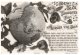 (110) Very Old Postcard - Carte Ancienne - Globe Map And Hands For New Year - Neujahr
