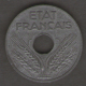 FRANCIA 20 CENTIMES 1942 ZINCO - Altri & Non Classificati