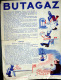 BUTAGAZ PUBLICITE  COLOREE ANNEE 1935 LE GAZ QUI VOYAGE - Autres & Non Classés