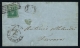 Toscana  1858 Sa 14 Mi 14 Watermark II Cover From Firenze To Ferrava - Tuscany