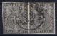 Parma   Sa 2  Mi 2 Used Obl 1852 Strip Of 2 Signed/ Signé/signiert/ Approvato  Serrane - Parma