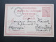 Türkei 1894 Ganzsache P16 Stempel Constantople Galata Departs. Karte Nach Köln. Interessante Karte - 1837-1914 Smirne