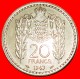 + FRANCE: MONACO ★ 20 FRANCS 1947! LOW START ★  NO RESERVE! Louis II (1922-1949) - 1922-1949 Louis II