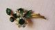 Bijoux Broche Ancienne Fleurs Strass - Broches