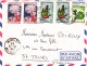 NOUVELLE CALEDONIE LETTRE 27 Francs De 1967 Dont Timbre Oiseau Cardinal - Storia Postale