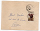 Côte D'Ivoire--196?--Lettre De Abidjan Pour Paris (France)-timbre Seul Sur Lettre (éléphant) -cachet - Côte D'Ivoire (1960-...)