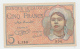 Algeria 5 Francs 8-2-1944 XF+ AUNC Banknote Pick 94a 94 A - Algérie