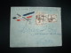 LETTRE PAR AVION Pour La FRANCE TP 1F X2 + TP 1F50 BLOC DE 4 OBL.21 MARS 50 - Storia Postale