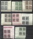 VATICANO VATICAN VATIKAN 1945 MEDAGLIONCINI STEMMA EFFIGIE PAPA PIO XII SERIE COMPLETA COMPLETE SET MNH - Unused Stamps