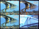 Delcampe - ERRORS-LANDMARK BRIDGES OF INDIA-BIG LOT-DIFFERENT COMBINATIONS-INDIA-2007-MNH-TP-37 - Variétés Et Curiosités