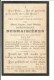 A21.  BURCHGRAAF  DESMAISIERES  -  BURGEMEESTER  Te HEERS - °BRUSSEL 1860 / +ELSENE 1906 - Devotieprenten