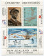 NOUVELLE-ZELANDE BLOC-FEUILLET D´EXPOSITION PHILATELIQUE MONDIALE A PARIS ANTARTIC DISCOVERERS - Events & Commemorations