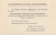 VERENIGING TABAK HANDEL - 1921 UITNODIGING SPOED-VERGADERING I.V.M. BETALINGSWIJZE DUITSE AFNEMERS - Advertising