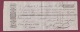 300516 - Vieux Papiers - TRAITE ILLUSTRATION 1819 - ST ETIENNE  - Ovale Volute COLCOMBES Frères - 1800 – 1899