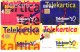 SLOVENIJA SLOVENIA 4 X PHONECARD 1996 PUZZLERED, BLUE, WHITE, ORANGE  TELEKOM CAT.NO. 016,017,018,019 - Rompecabezas