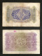 United Kingdom - BRITISH MILITARY AUTHORITY - 1 SHILLING & 2 SHILLINGS & 6 PENCE (1943) - WWII / LOT Of 2 BANKNOTES - Autorità Militare Britannica