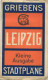 Griebens Stadtpläne Leipzig 1926 - Kleine Ausgabe 46cm X 60cm 1:12´500 - Handschriftliche Einträge Der Straßenbahnen - Topographische Karten