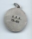 Médaille/ Foot-Ball/ASA//1979 - 1980       SPO96 - Andere & Zonder Classificatie
