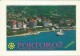 Portoroz. Slovenia Postcard Via Macedonia.nice Stamp. - Slovénie