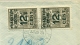 Suriname - 1927 - 2x 12,5 Cent Op Brandkastzegel Op R-cover Naar Utrecht - Naam Uitgeknipt - Suriname ... - 1975