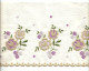 Coupon De 920 Cm X 15 Cm BRODERIE ANGLAISE Bouquets De Roses Textile NAEF - Spitzen Und Stoffe