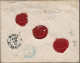 Russia 1868 Early Registered Cover Moscow To Rohrsen Germany, Red REKOMENDOVANO Handstamp (44_2490) - Briefe U. Dokumente