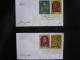 T-n°19 / Lot De 6 Enveloppes, Jerusalem De 1973 Chagall / Israel First Day Cover Jerusalem - Lot D´envloppes Oblitérées - Collections, Lots & Séries