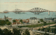 GB QUEENSFERRY / Forth Bride From Above South Queensferry / GLOSSY COLORED CARD - Fife
