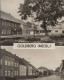 ÄLTERE POSTKARTE GOLDBERG MECKLENBURG STRASSE DES FRIEDENS KARL-MARX-STRASSE SCHRÖDER MATERIALWAREN AK Postcard Cpa - Goldberg