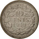 Monnaie, Pays-Bas, Wilhelmina I, 10 Cents, 1939, TTB, Argent, KM:163 - Monnaies D'or Et D'argent