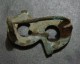 ROMAN FIBULA TWO LETTERS *G* SILVERED II C.A.D. GAIUS OR GERMANICUS - Archéologie