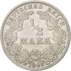 Monnaie, GERMANY - EMPIRE, 1/2 Mark, 1906, Karlsruhe, TB+, Argent, KM:17 - 1/2 Mark