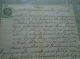 D137988.17 Old Document  Hungary   Franciscus EIGNER -Maria Schlessel Szombathely Sabaria 1870 - Verloving