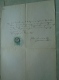 D137988.23 Old Document  Hungary   Carl Oszvald  Anna Turcsan  1875 - Fidanzamento