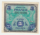 France 5 Francs 1944 AUNC CRISP Banknote Pick 115a 115 A - 1944 Flag/France