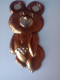 Vintage 1980 Original Moscow Olympic Games LARGE BIG SIZE Metal Misha Bear Rare - Apparel, Souvenirs & Other