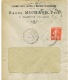 ENVELOPPE A EN-TETE LEGUMES SECS GRAINS ET GRAINES FOURRAGERES RAOUL MICHAUD DAMVIX VENDEE FACTEUR-BOITIER - 1877-1920: Période Semi Moderne