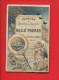 PARFUM GELLE PARIS DEPLIANT CALENDRIER CHROMO 1890 BAILLY EVENTAIL CIGOGNE TOUR EIFFEL TORERO ESPAGNE INDES CHINE - Kleinformat : ...-1900