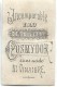 Mini-Chromo/ Eau De Toilette/Le Cosmydor/Un Bon Repas/  Vers 1880-85     IMA180 - Autres & Non Classés