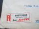 Niederlande Einschreiben 5 Fach Gesiegelt!! Amsterdam Twentsche Bank Asd. No 4499. Interessanter Beleg!! - Lettres & Documents