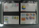 Delcampe - SURINAME FDC´S COLLECTION IN 3 IMPORTA PSI II ALBUMS FAUNA BIRDS FLORA TRANSPORT ONLY 10% CV! Ndf Onbeschreven/unwritten - Verzamelingen (in Albums)