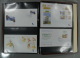 Delcampe - SURINAME FDC´S COLLECTION IN 3 IMPORTA PSI II ALBUMS FAUNA BIRDS FLORA TRANSPORT ONLY 10% CV! Ndf Onbeschreven/unwritten - Verzamelingen (in Albums)