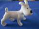 Statuette  De MILOU (TINTIN), Porcelaine Non Vernissée à L´échelle Des Statuettes - Tintin