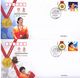 Delcampe - CHINA 2008 GPJF-1 BeiJing Olympic 2008 China Gold Medal Winner Special S/S Stamp 51  Covers - Enveloppes