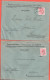 N° 859 /2 Env. Depot Relais  * HARZE * Et * LORCE * - 1951-1975 Heraldieke Leeuw