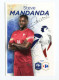 Carte Joueur De L'&#279;quipe De France De Football "Steve Mandanda" Avec Autographes (imprimés ) French Soccer - Authographs