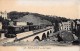 CARTE POSTALE ORIGINALE ANCIENNE : PONT AVEN ; TRAIN LOCOMOTIVE A  VAPEUR SUR LE VIADUC ; ANIMEE ; FINISTERE (29) - Pont Aven