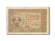 Billet, Madagascar, 5 Francs, 1930, Undated, KM:35, TTB+ - Madagascar