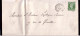 EMPIRE - N°12 - 5c VERT - SEUL SUR LETTRE DE PARIS POUR PARIS - CACHET 2e DISTon (F) 9h LE 6 AVRIL 1860 - COTE 400€. - 1849-1876: Classic Period